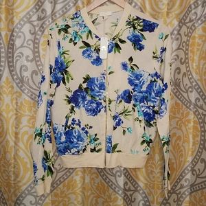 Charming Charlie Floral Jacket, Small